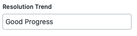 resolution trend field